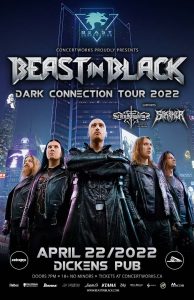 Beast In Black – Dickens Pub Calgary AB – April 22 2022