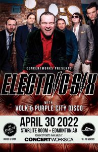 Electric Six – Starlite Room Edmonton – April 30 2022