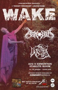 Wake – TEMPLE Starlite Room Edmonton – Aug 5 2022