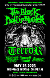 The Black Dahlia Murder – The Palace Theatre Calgary AB – May 23 2023