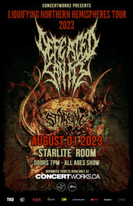 Defeated Sanity – Starlite Room Edmonton AB – August 01 2023