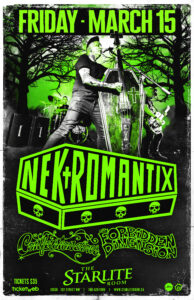 Nekromantix – The Starlite Room Edmonton AB – March 15, 2024